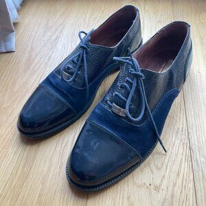 Russell & Bromley Navy Oxford Loafer Shoes – Size EU 41 / US 10